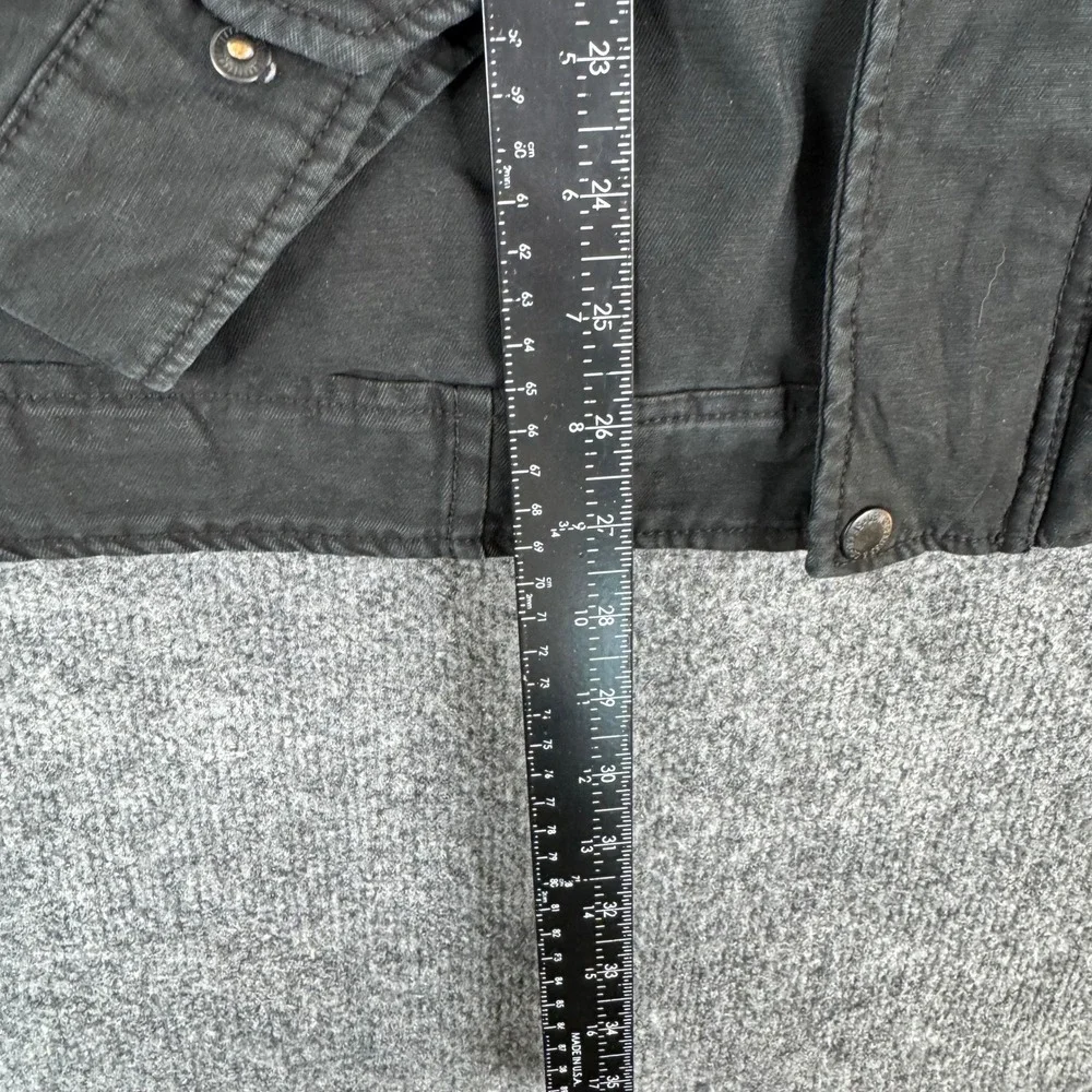 Levi's Jacket Mens XL Black Cotton Quilted Lined Field Utility Workwear Coat